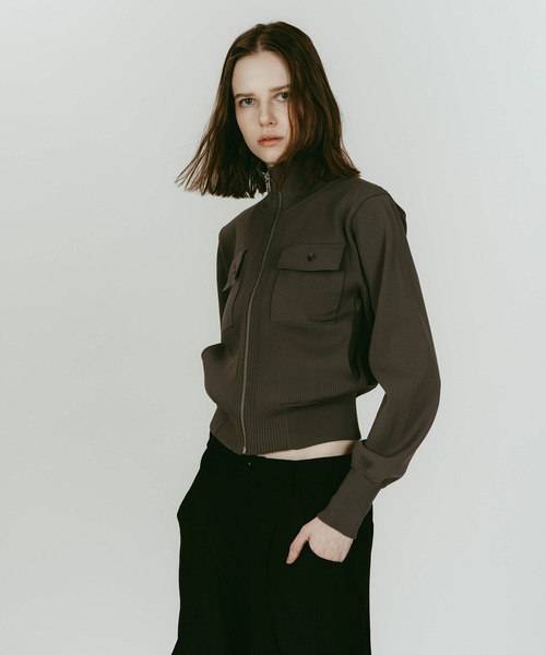pocket zip up knit（ニット/セーター）｜Knuth Marf（クヌースマーフ