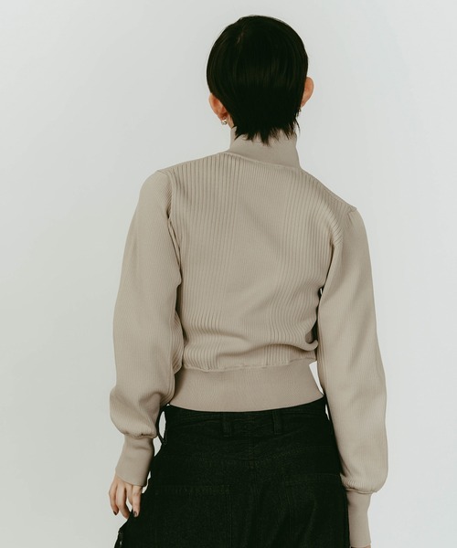 pocket zip up knit（ニット/セーター）｜Knuth Marf（クヌースマーフ