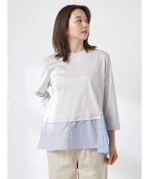 McGREGOR（マックレガー）の「ストライプ使いプルオーバー（Tシャツ/カットソー）」