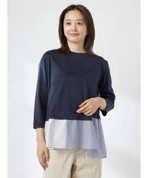 McGREGOR（マックレガー）の「ストライプ使いプルオーバー（Tシャツ/カットソー）」