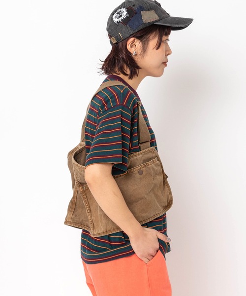 RNA（アールエヌエー）の「V0173 ワークショートベスト（ベスト・レディース・ピンク/ブラウン・MEDIUM）」の4枚目の写真