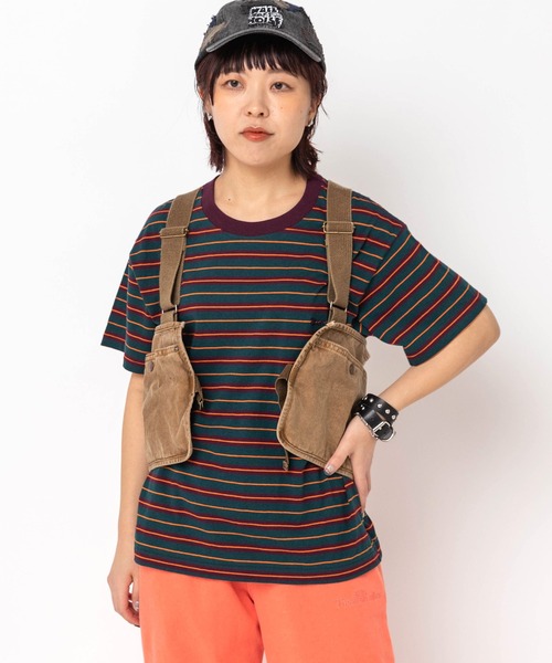 RNA（アールエヌエー）の「V0173 ワークショートベスト（ベスト・レディース・ピンク/ブラウン・MEDIUM）」の3枚目の写真