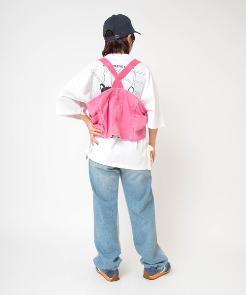 RNA（アールエヌエー）の「V0173 ワークショートベスト（ベスト・レディース・ピンク/ブラウン・MEDIUM）」の22枚目の写真