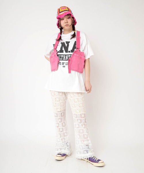 RNA（アールエヌエー）の「V0173 ワークショートベスト（ベスト・レディース・ピンク/ブラウン・MEDIUM）」の19枚目の写真