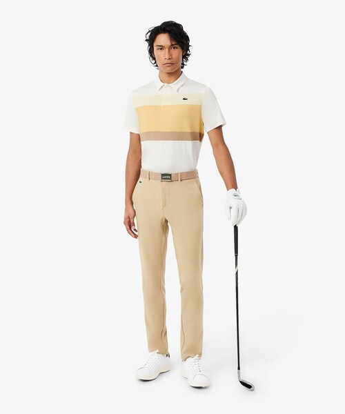 LACOSTE(ラコステ)の「UVカット ウルトラドライ ストレッチ カラーブロックゴルフポロシャツ(ポロシャツ・メンズ・ホワイト/ブルー・5/3/4)」の8枚目の写真