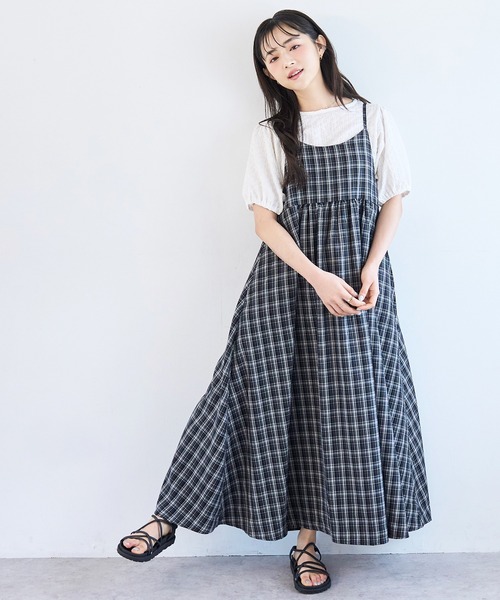 MILLY様 柄が選べる】 キャミワンピース【586144】（ワンピース）｜mil（ミル