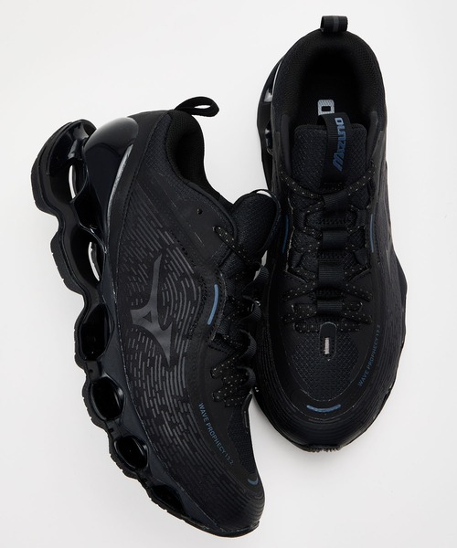 MIZUNO(ミズノ )の「MIZUNO ミズノ WAVE PROPHECY 13.2 ウェーブ プロフェシー D1GA260502(スニーカー・メンズ・ブラック・27.0cm/26.0cm/25.0cm/24.0cm/27.5cm/26.5cm/24.5cm/23.5cm/28.0cm/23.0cm)」の3枚目の写真