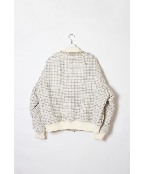 DISCOVERED（ディスカバード）の「DISCOVERED TWEED MA-1（MA-1・メンズ・ホワイト/ブラック・3/1）」の4枚目の写真