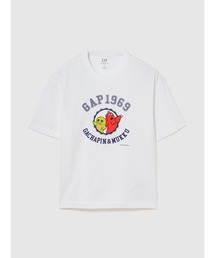 GAP（ギャップ）の「◆ガチャピン GAPロゴ クロップドTシャツ（Tシャツ/カットソー）」