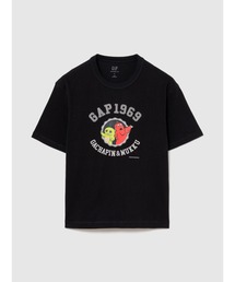 ◆ガチャピン GAPロゴ クロップドTシャツ