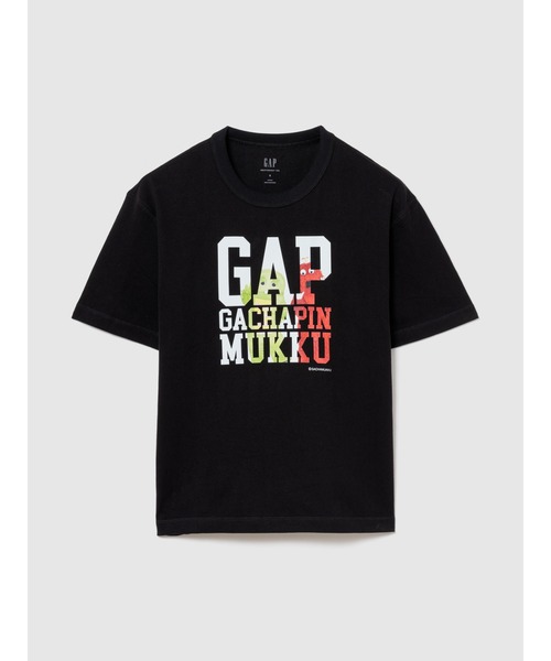 ◇ガチャピン GAPロゴ クロップドTシャツ（Tシャツ/カットソー）｜GAP