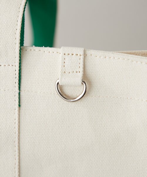 BIRTHDAY BAR（バースデイバー）の「ロゴ刺繍キャンバストートバッグ（トートバッグ・レディース・キャメル/グリーン/アイボリー・0）」の13枚目の写真