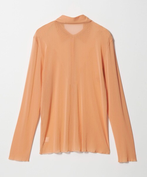 6（ロク）の「＜6(ROKU)＞ナイロン チュール シャツ 26SS（カーディガン/ボレロ・レディース・シャーベット/ダークグレー・FREE）」の5枚目の写真