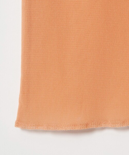 6（ロク）の「＜6(ROKU)＞ナイロン チュール シャツ 26SS（カーディガン/ボレロ・レディース・シャーベット/ダークグレー・FREE）」の8枚目の写真