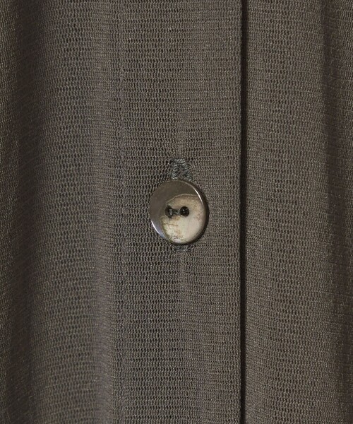 6（ロク）の「＜6(ROKU)＞ナイロン チュール シャツ 26SS（カーディガン/ボレロ・レディース・シャーベット/ダークグレー・FREE）」の14枚目の写真