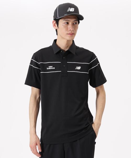 New Balance Golf(ニューバランスゴルフ)の「【new balance golf】半袖 カラーシャツ (MENS)(ポロシャツ・メンズ・ブラック/カーキ/ホワイト・X-LARGE/MEDIUM/LARGE/XX-LARGE)」の3枚目の写真