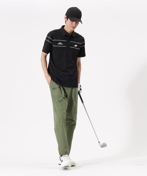 New Balance Golf(ニューバランスゴルフ)の「【new balance golf】半袖 カラーシャツ (MENS)(ポロシャツ・メンズ・ブラック/カーキ/ホワイト・X-LARGE/MEDIUM/LARGE/XX-LARGE)」の22枚目の写真