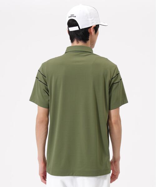 New Balance Golf(ニューバランスゴルフ)の「【new balance golf】半袖 カラーシャツ (MENS)(ポロシャツ・メンズ・ブラック/カーキ/ホワイト・X-LARGE/MEDIUM/LARGE/XX-LARGE)」の9枚目の写真