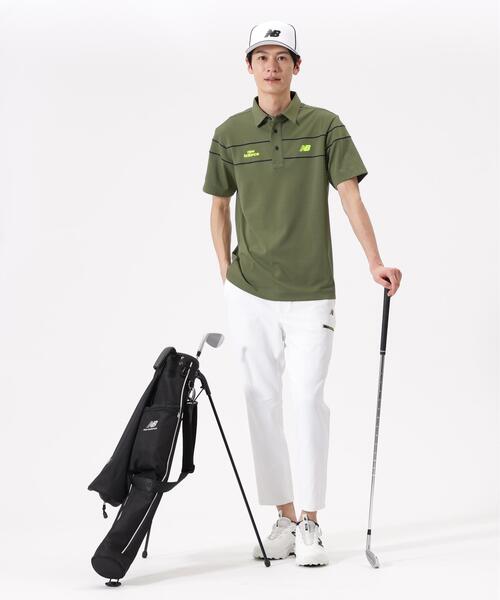 New Balance Golf(ニューバランスゴルフ)の「【new balance golf】半袖 カラーシャツ (MENS)(ポロシャツ・メンズ・ブラック/カーキ/ホワイト・X-LARGE/MEDIUM/LARGE/XX-LARGE)」の15枚目の写真