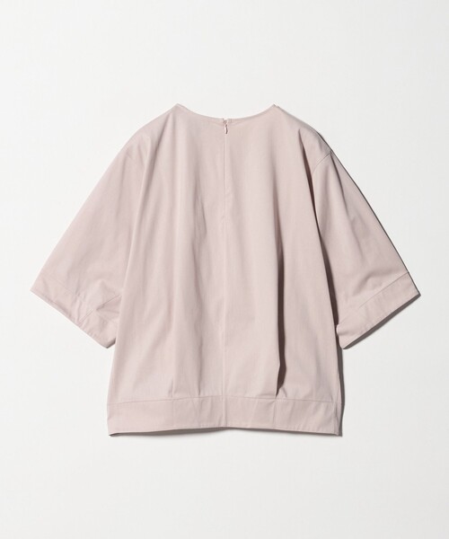 UNITED ARROWS(ユナイテッドアローズ)の「トリコット フォーム Tシャツ(Tシャツ/カットソー・レディース・その他7/オフホワイト/ブラック/ライトピンク・FREE)」の5枚目の写真