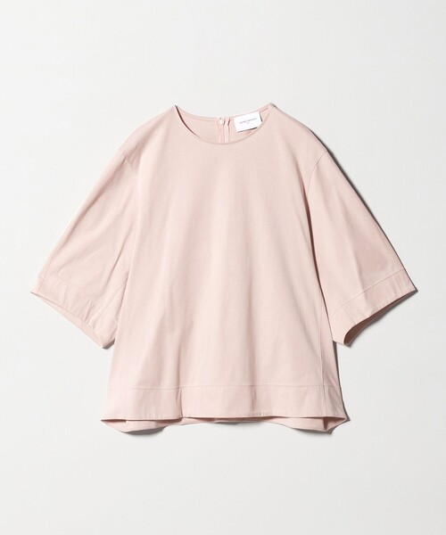 UNITED ARROWS(ユナイテッドアローズ)の「トリコット フォーム Tシャツ(Tシャツ/カットソー・レディース・その他7/オフホワイト/ブラック/ライトピンク・FREE)」の19枚目の写真