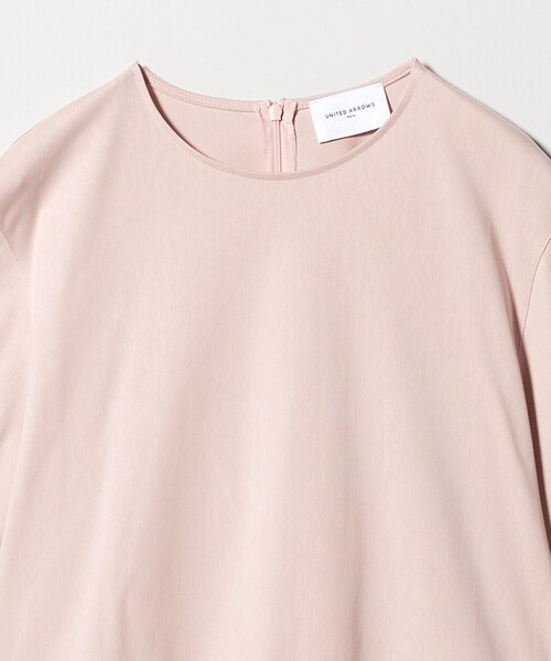 UNITED ARROWS(ユナイテッドアローズ)の「トリコット フォーム Tシャツ(Tシャツ/カットソー・レディース・その他7/オフホワイト/ブラック/ライトピンク・FREE)」の21枚目の写真