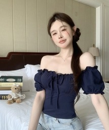 スリーブ オフショルダー パフ」に該当するレディースファッション通販