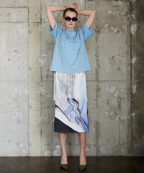 Maison special 2WAY High-Slit Skirt スカート Book Wave 2WAY High-Slit Skirt/Book wave2WAYハイスリットスカート