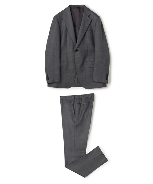 TOMORROWLAND (トゥモローランド)の「ウールシルク シングルブレステッド 2Bスーツ TRAVELLER+SILK E.Zegna(セットアップ・メンズ・グレー系その他/グレー系その他2/ダークブルー・46/48/50/52/42/44/54)」の1枚目の写真