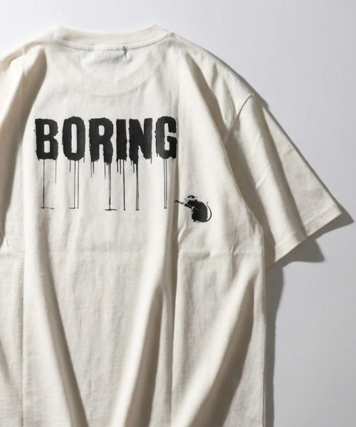 BRANDALISED（ブランダライズド）の「2026SS BRANDALISED/ブランダライズド バンクシー 接触冷感 UVカット アートプリント オーバーサイズ 半袖Tシャツ メンズ レディース（Tシャツ/カットソー・メンズ・チャコール/ホワイト系その他/ホワイト系その他2/オフホワイト/ブラック/ブラック系その他・M/LL/L）」の2枚目の写真