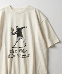 2026SS BRANDALISED/ブランダライズド バンクシー 接触冷感 UVカット アートプリント オーバーサイズ 半袖Tシャツ メンズ レディース