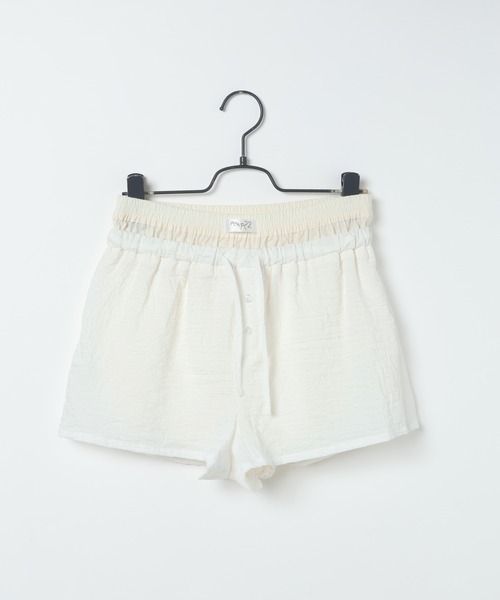 JEANASIS(ジーナシス)の「【25quee】ガラアソートショートパンツ/ 659792(その他パンツ・レディース・ホワイト系その他/パープル系その他/ブラック系その他・FREE)」の2枚目の写真