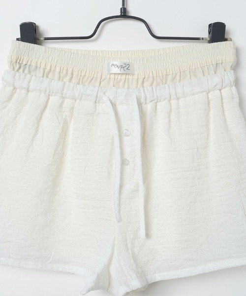 JEANASIS(ジーナシス)の「【25quee】ガラアソートショートパンツ/ 659792(その他パンツ・レディース・ホワイト系その他/パープル系その他/ブラック系その他・FREE)」の5枚目の写真