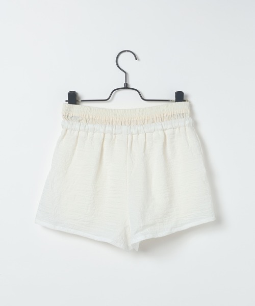 JEANASIS(ジーナシス)の「【25quee】ガラアソートショートパンツ/ 659792(その他パンツ・レディース・ホワイト系その他/パープル系その他/ブラック系その他・FREE)」の4枚目の写真