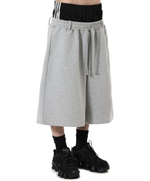 OY（オーワイ）の「『OY/オーワイ』LAYERED SWEAT HALF PANTS/レイヤードウエストスウェットハーフパンツ（スウェットパンツ）」