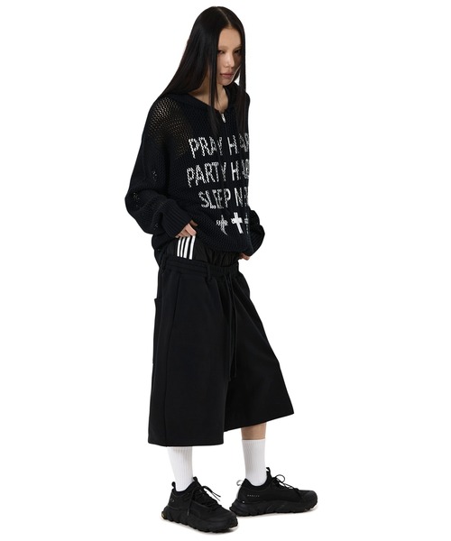 OY(オーワイ)の「『OY/オーワイ』LAYERED SWEAT HALF PANTS/レイヤードウエストスウェットハーフパンツ(スウェットパンツ・メンズ・グレー/ブラック・L/M)」の10枚目の写真