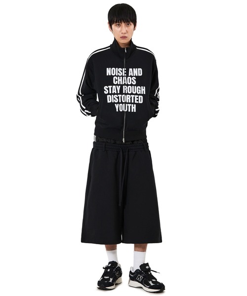 OY(オーワイ)の「『OY/オーワイ』LAYERED SWEAT HALF PANTS/レイヤードウエストスウェットハーフパンツ(スウェットパンツ・メンズ・グレー/ブラック・L/M)」の12枚目の写真