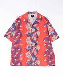 VANS（バンズ）の「VANS ヴァンズ M Vertical Botanical Shirt ショートスリーブ 126R1062700 ABC-MART限定 RED（Tシャツ/カットソー）」