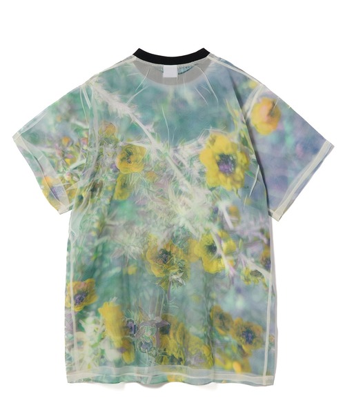 NON TOKYO(ノントーキョー)の「DIRECT PRINT SHEER T-SHIRT(Tシャツ/カットソー・レディース・グリーン×オレンジ/イエロー系・FREE)」の6枚目の写真