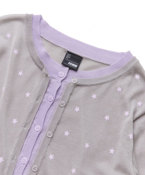 FCMM(エフシーエムエム)の「【日本限定】STAR PRINT CARDIGAN / スタープリントカーディガン(カーディガン/ボレロ・レディース・グレー/ネイビー・SMALL/MEDIUM)」の13枚目の写真