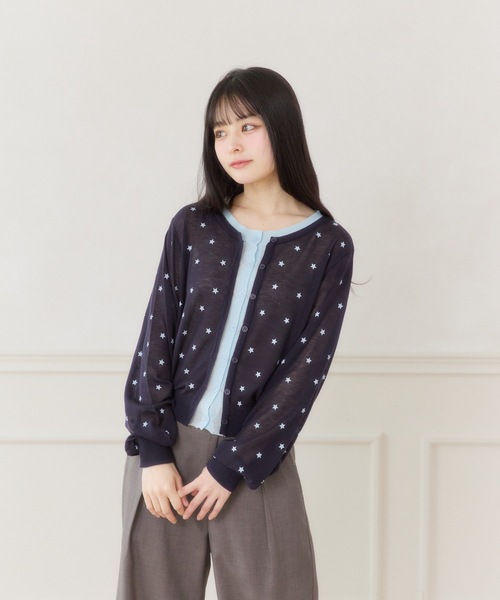 セール】【日本限定】STAR PRINT CARDIGAN / スタープリント