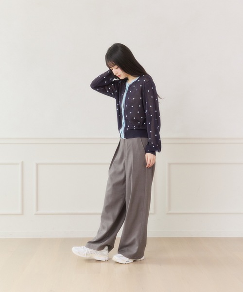 FCMM(エフシーエムエム)の「【日本限定】STAR PRINT CARDIGAN / スタープリントカーディガン(カーディガン/ボレロ・レディース・グレー/ネイビー・SMALL/MEDIUM)」の4枚目の写真
