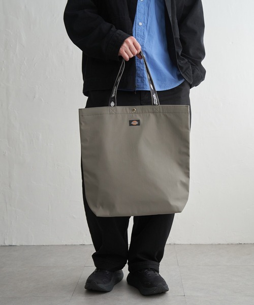 Dickies（ディッキーズ）の「Dickies ディッキーズ ロゴテープトートバッグ（トートバッグ・メンズ・ブラック/ネイビー/グレー・FREE）」の4枚目の写真