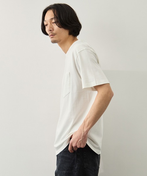 THE NORTH FACE PURPLE LABEL（ザ ノースフェイス パープルレーベル）の「【THE NORTH FACE Purple Label /ザ・ノース・フェイス パープルレーベル】8oz Field Pocket Tee（Tシャツ/カットソー・メンズ・ホワイト/ブラック/カーキ/ダークグレー・XL/M/L）」の16枚目の写真