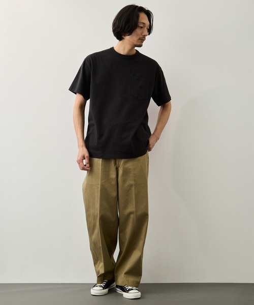THE NORTH FACE PURPLE LABEL（ザ ノースフェイス パープルレーベル）の「【THE NORTH FACE Purple Label /ザ・ノース・フェイス パープルレーベル】8oz Field Pocket Tee（Tシャツ/カットソー・メンズ・ホワイト/ブラック/カーキ/ダークグレー・XL/M/L）」の7枚目の写真