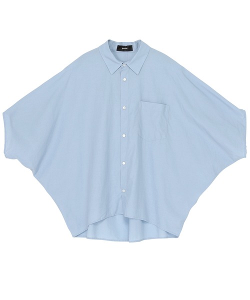 ZUCCa(ズッカ)の「(S)DRAPE BROAD CLOTH SHIRT(シャツ/ブラウス・レディース・ホワイト/ライトブルー/ブラック・M size)」の8枚目の写真