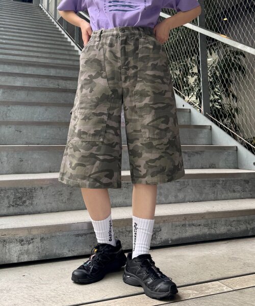 CIAOPANIC TYPY(チャオパニックティピー)の「【UNISEX】【プラスサイズあり】アソート柄ブッシュハーフパンツ/WEB限定カラーあり(その他パンツ・レディース・カーキ/ベージュ/グレー/ブルー/ブラック・MEDIUM/XX-LARGE/LARGE)」の10枚目の写真