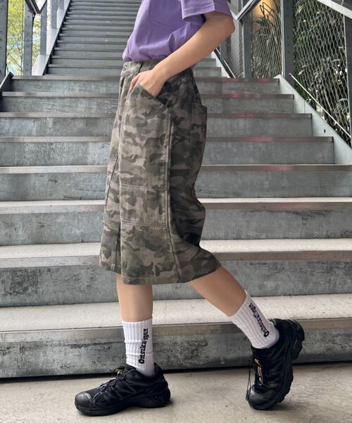 CIAOPANIC TYPY(チャオパニックティピー)の「【UNISEX】【プラスサイズあり】アソート柄ブッシュハーフパンツ/WEB限定カラーあり(その他パンツ・レディース・カーキ/ベージュ/グレー/ブルー/ブラック・MEDIUM/XX-LARGE/LARGE)」の11枚目の写真