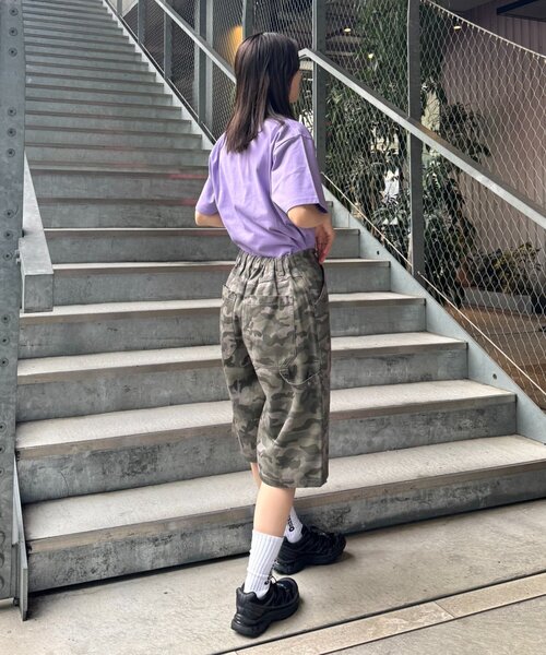 CIAOPANIC TYPY(チャオパニックティピー)の「【UNISEX】【プラスサイズあり】アソート柄ブッシュハーフパンツ/WEB限定カラーあり(その他パンツ・レディース・カーキ/ベージュ/グレー/ブルー/ブラック・MEDIUM/XX-LARGE/LARGE)」の15枚目の写真