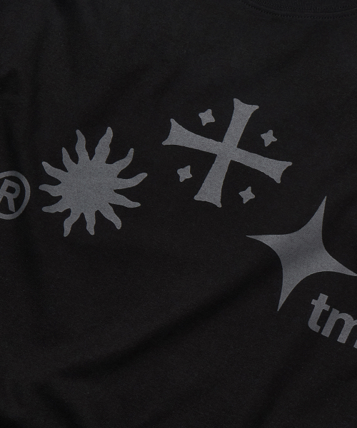 FREEMARIO（フリーマリオ）の「トリニティシンボルTシャツ[ブラック]（Tシャツ/カットソー・レディース・ブラック・SMALL/MEDIUM）」の4枚目の写真